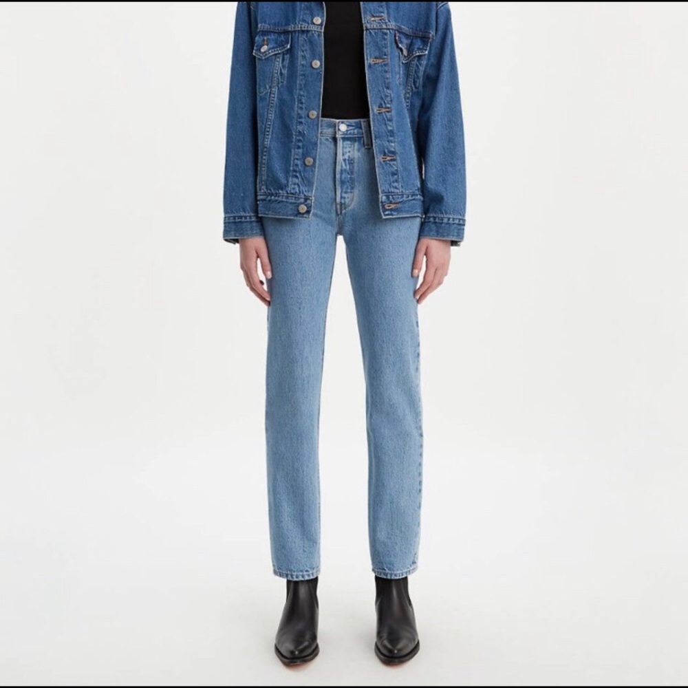 Levi's 501 Original High Rise Straight Leg Jeans